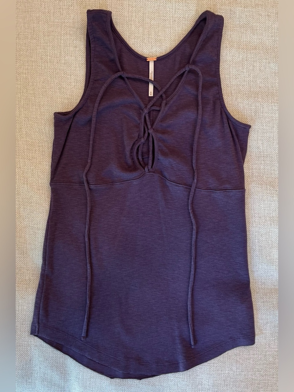 FREE PEOPLE Purple Lace-Up Tank Top!! 💜
